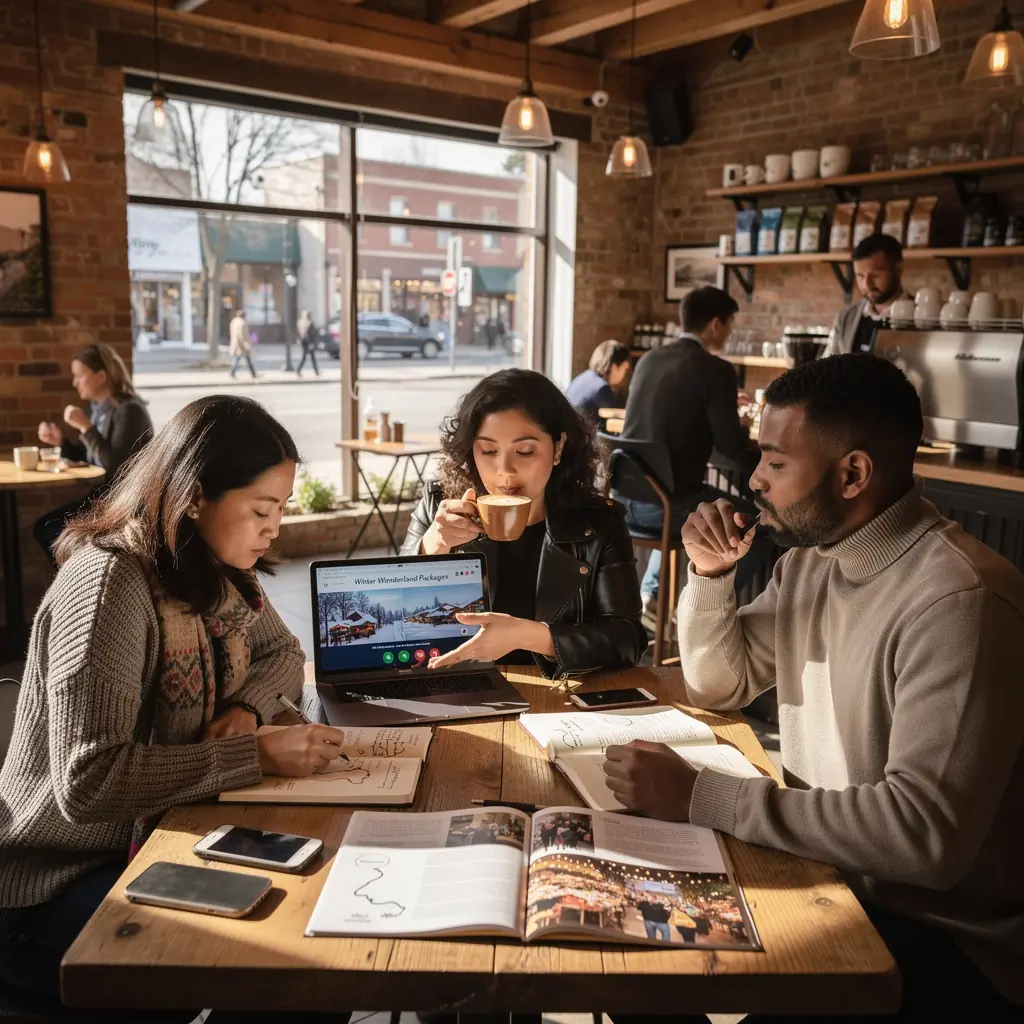 Zespół planowania wycieczek w malowniczej okolicy przedstawił sezonowe atrakcje turystyczne.