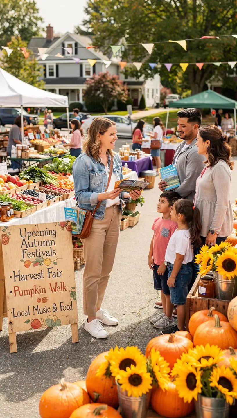 Zespół planowania wycieczek z widokiem na malownicze przedmieścia.